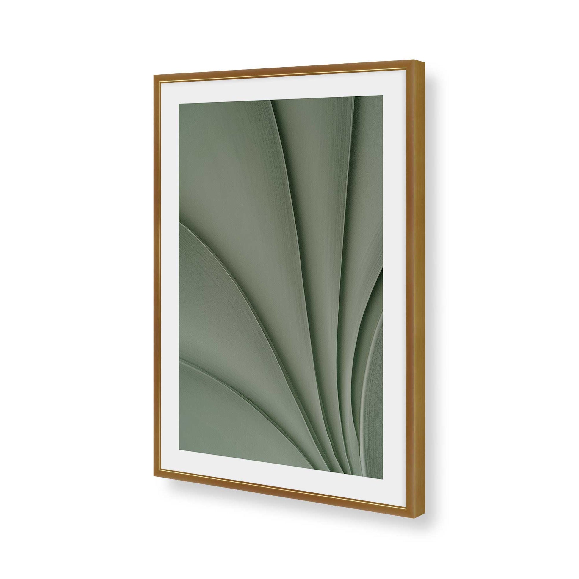 [Color:Polished Gold], Picture of art in a Polished Gold frame of the corner