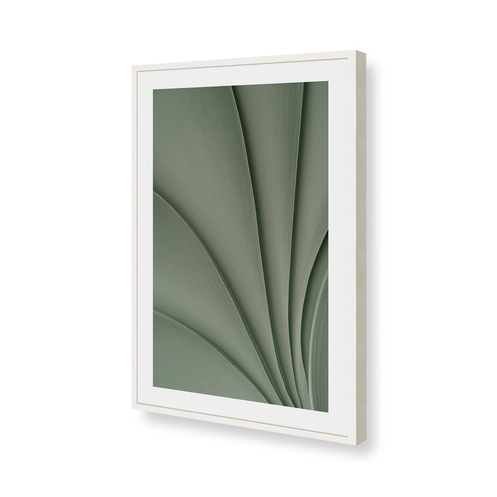 [Color:Opaque White], Picture of art in a Opaque White frame of the corner