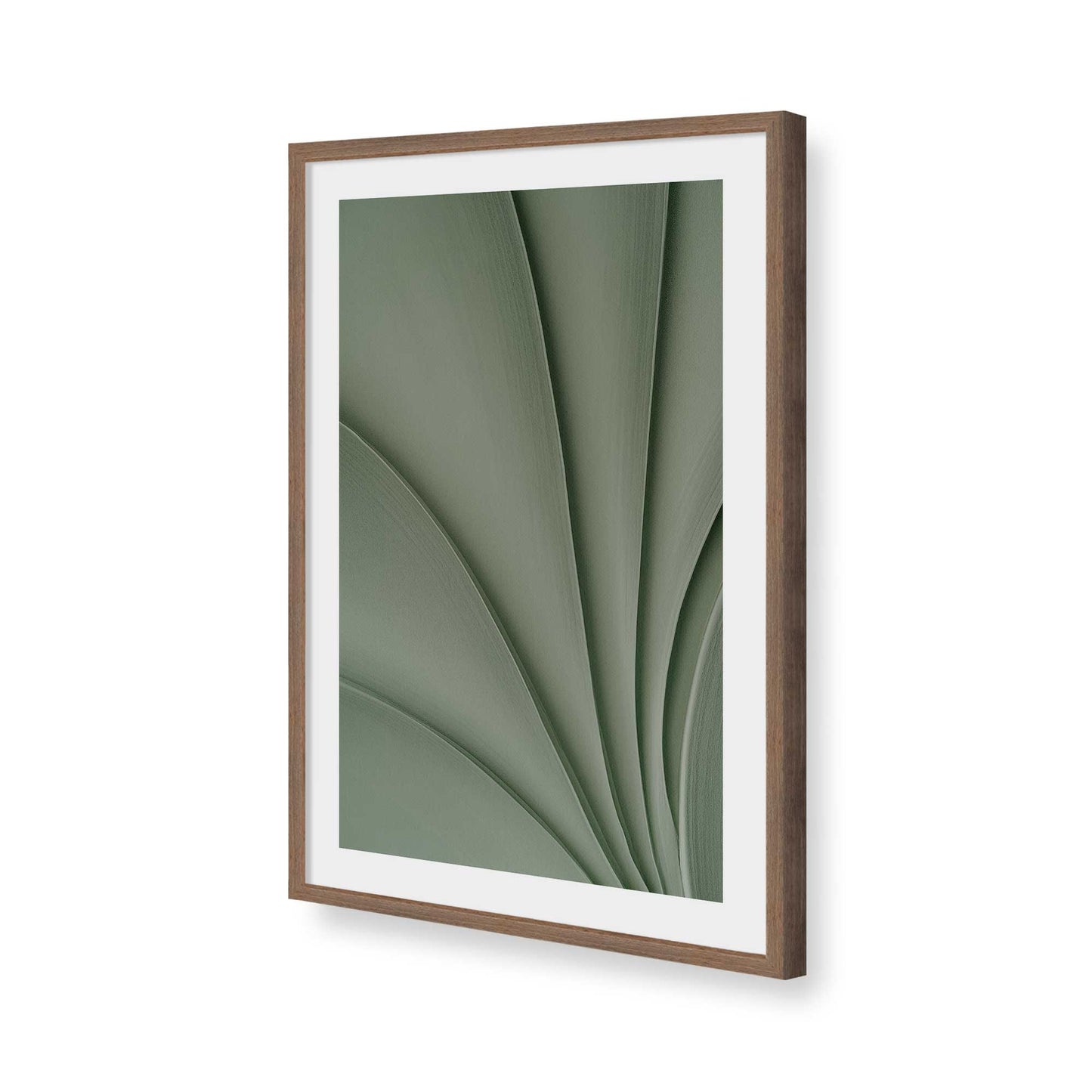 [Color:Walnut], Picture of art in a Walnut frame of the corner