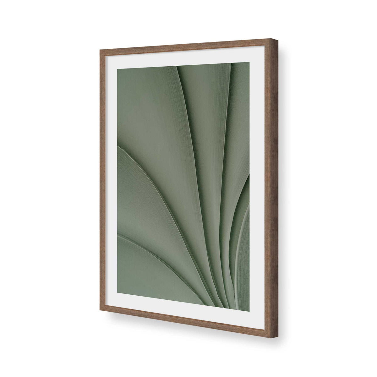 [Color:Walnut], Picture of art in a Walnut frame of the corner