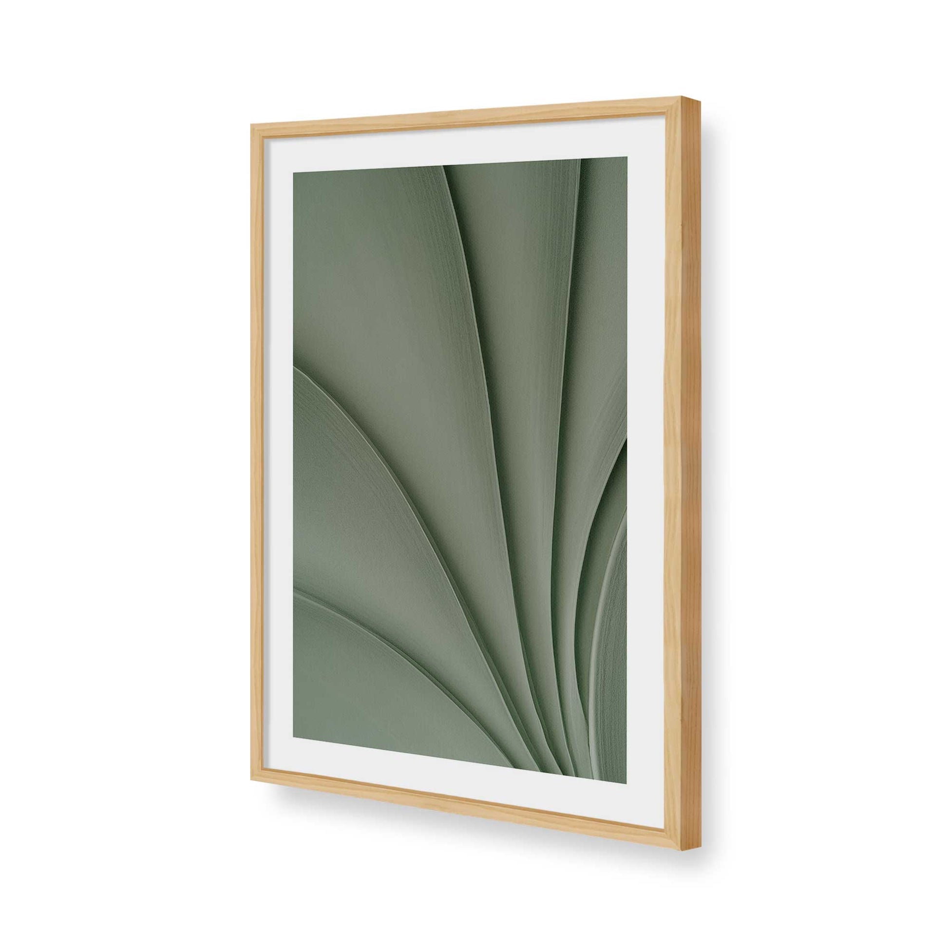 [Color:American Maple], Picture of art in a American Maple frame of the corner