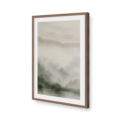 [Color:Walnut], Picture of art in a Walnut frame of the corner