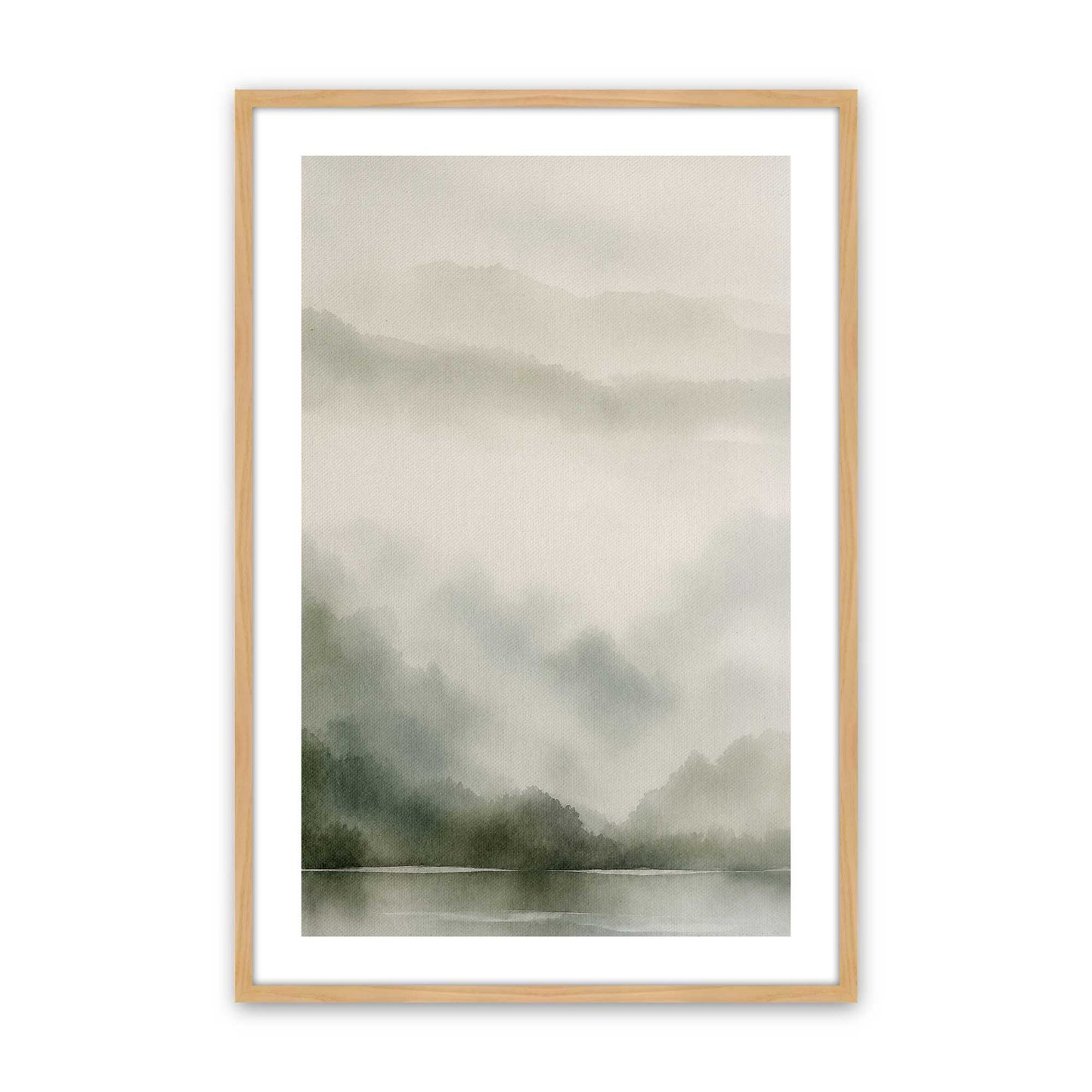 [Color:American Maple], Picture of art in a American Maple frame