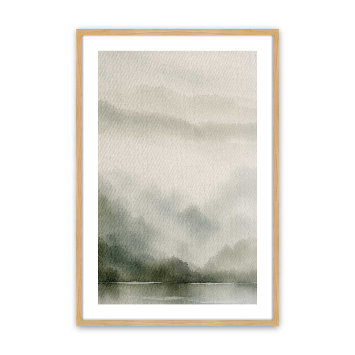[Color:American Maple], Picture of art in a American Maple frame