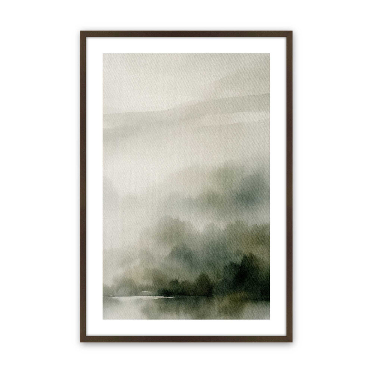 [Color:Belvinder Brown], Picture of art in a Belvinder Brown frame