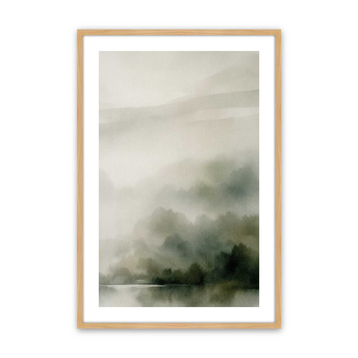 [Color:American Maple], Picture of art in a American Maple frame