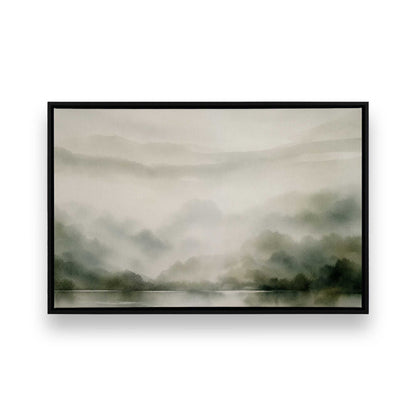 [Color:Satin Black], Picture of art in a Satin Black frame