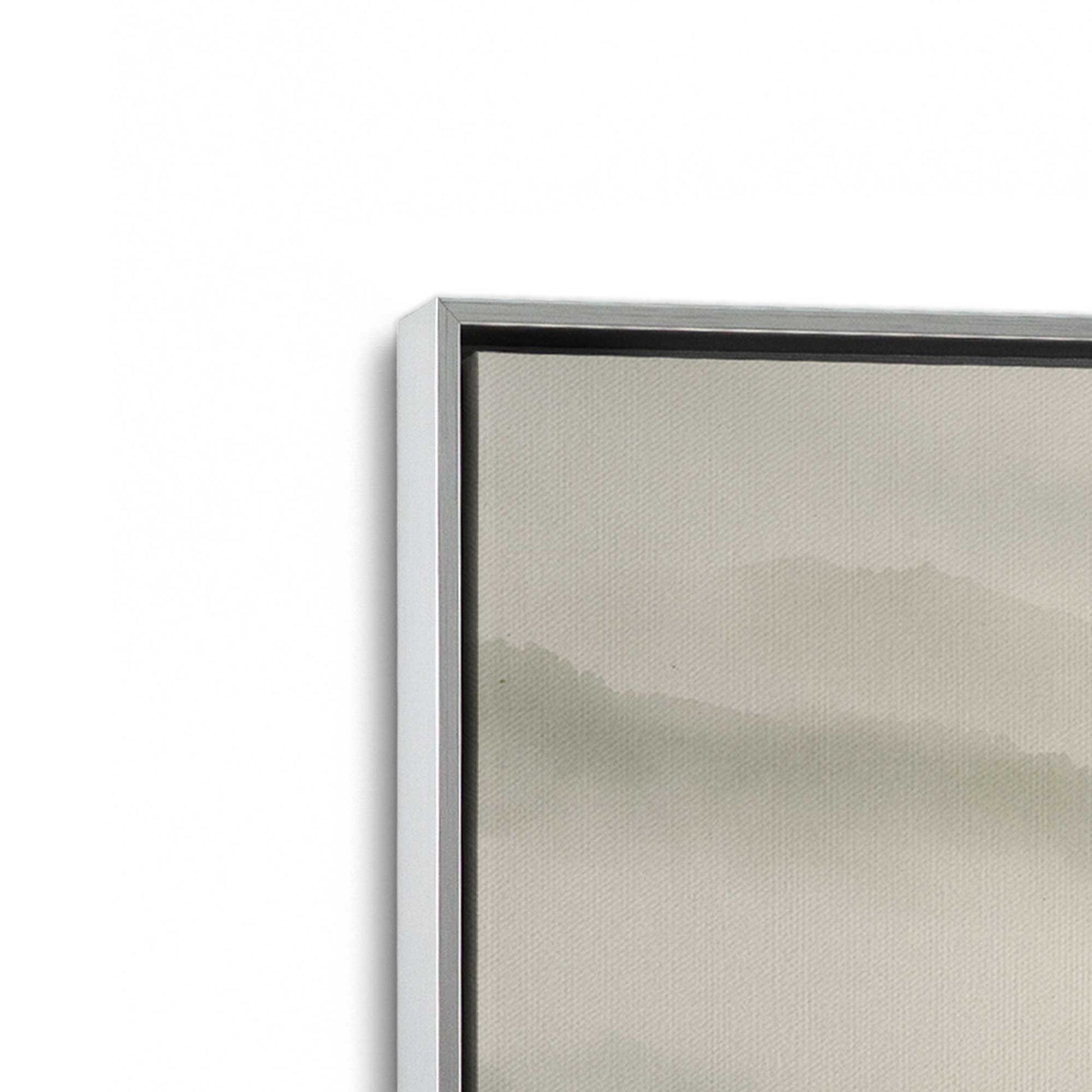 [Color:Polished Chrome], Picture of art in a Polished Chrome frame at an angle