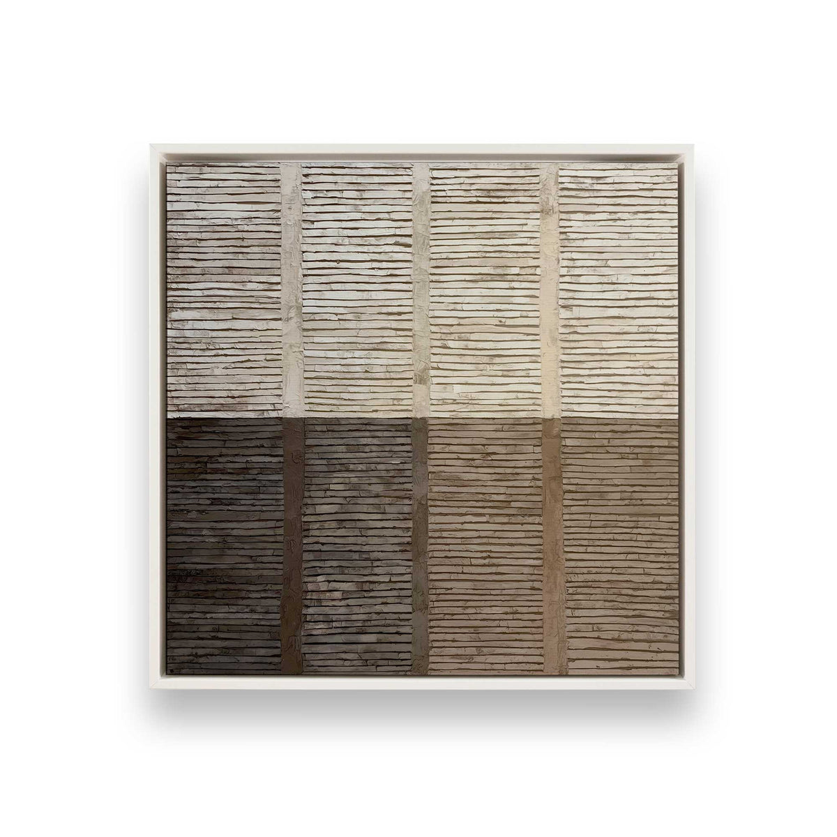 [Color:Opaque White], Picture of art in a White frame