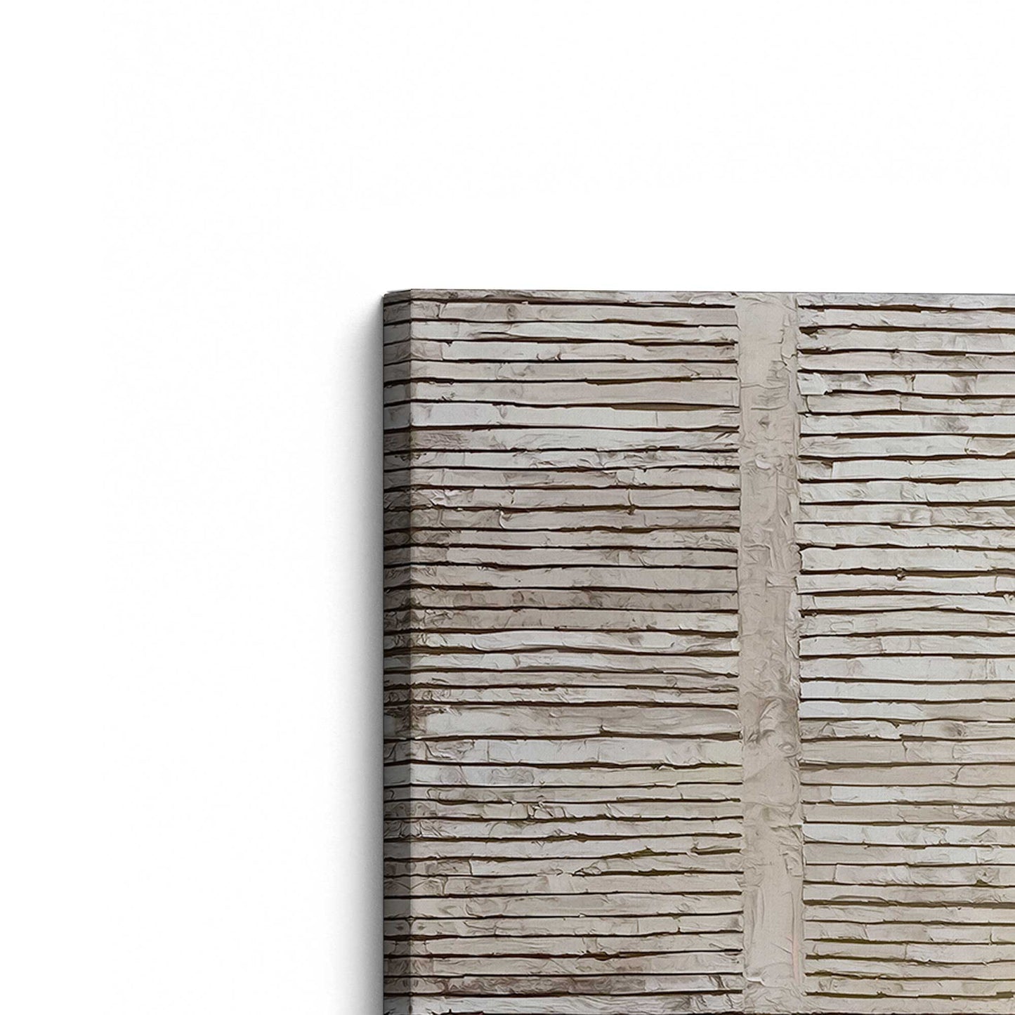 [Color:Stretched Canvas], Picture of the corner of the art