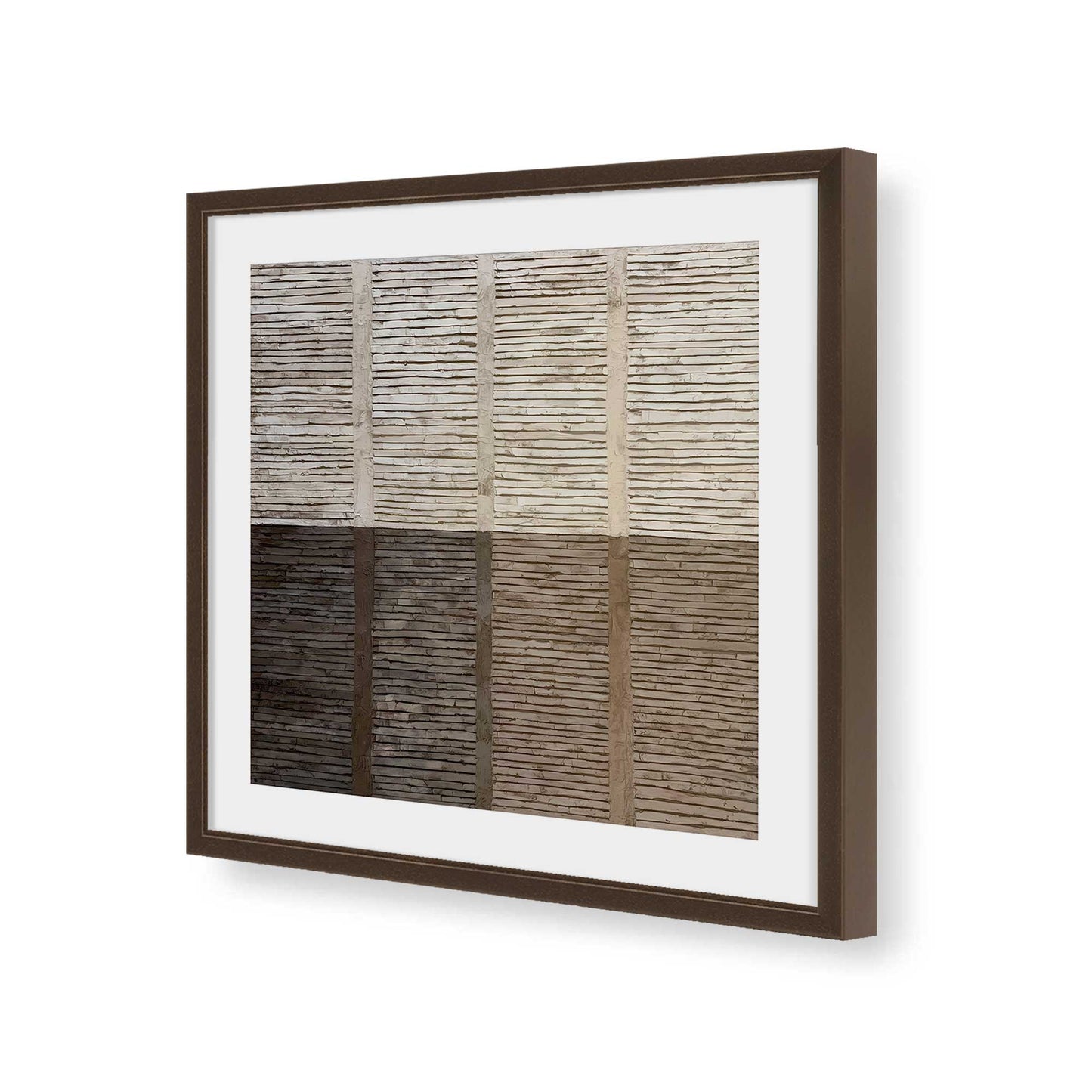[Color:Belvinder Brown], Picture of art in a Belvinder Brown frame of the corner