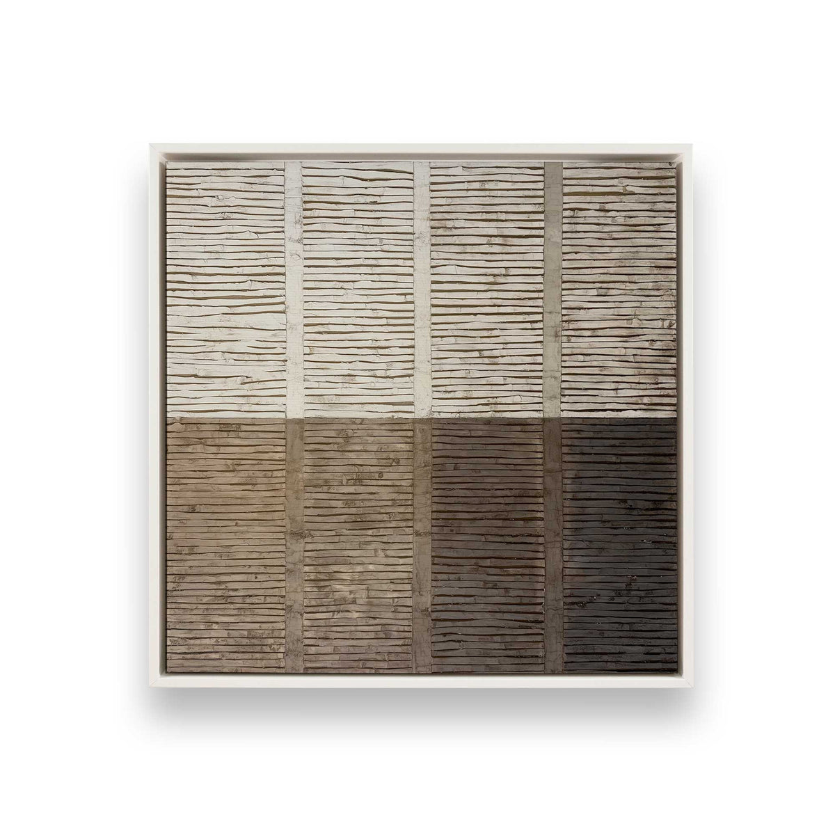 [Color:Opaque White], Picture of art in a White frame