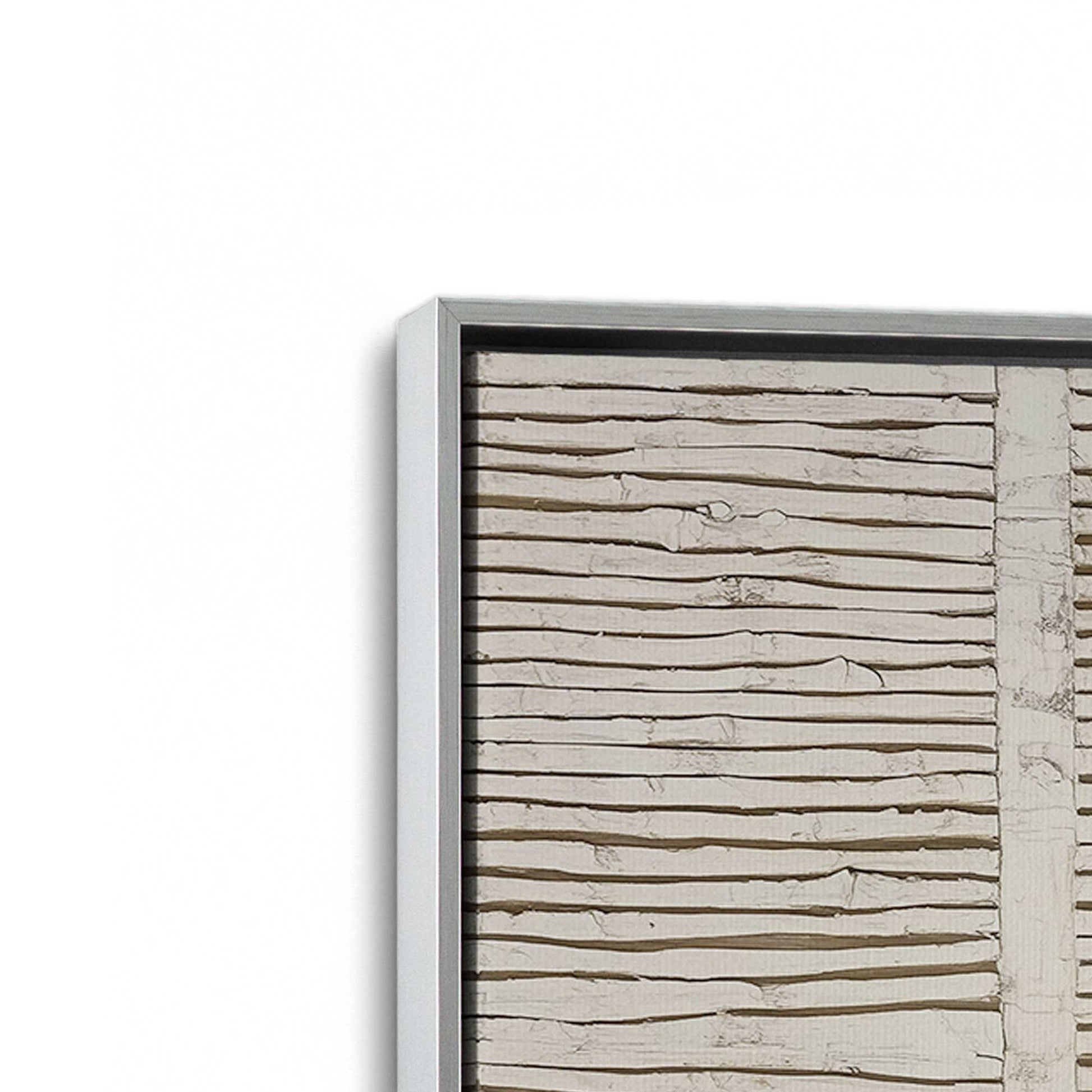 [Color:Polished Chrome], Picture of art in a Polished Chrome frame at an angle