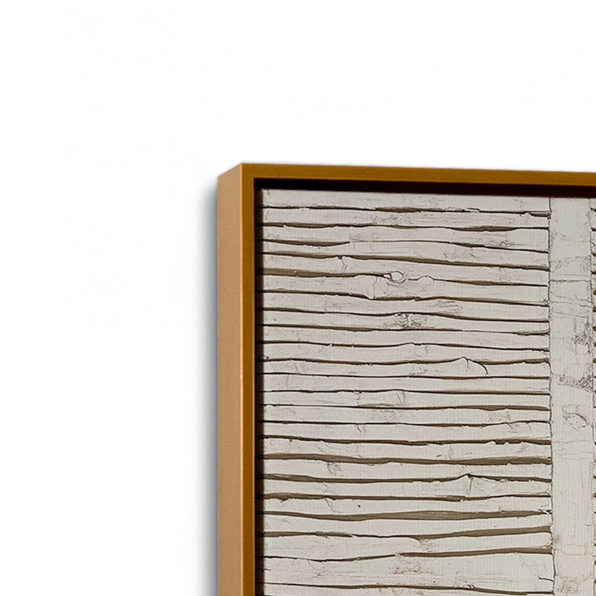 [Color:Polished Gold], Picture of art in a Polished Gold frame at an angle