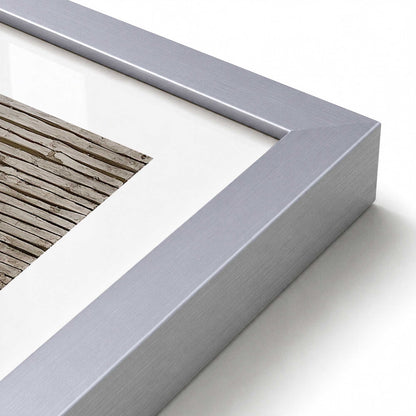[Color:Polished Chrome], Picture of art in a Polished Chrome frame at an angle