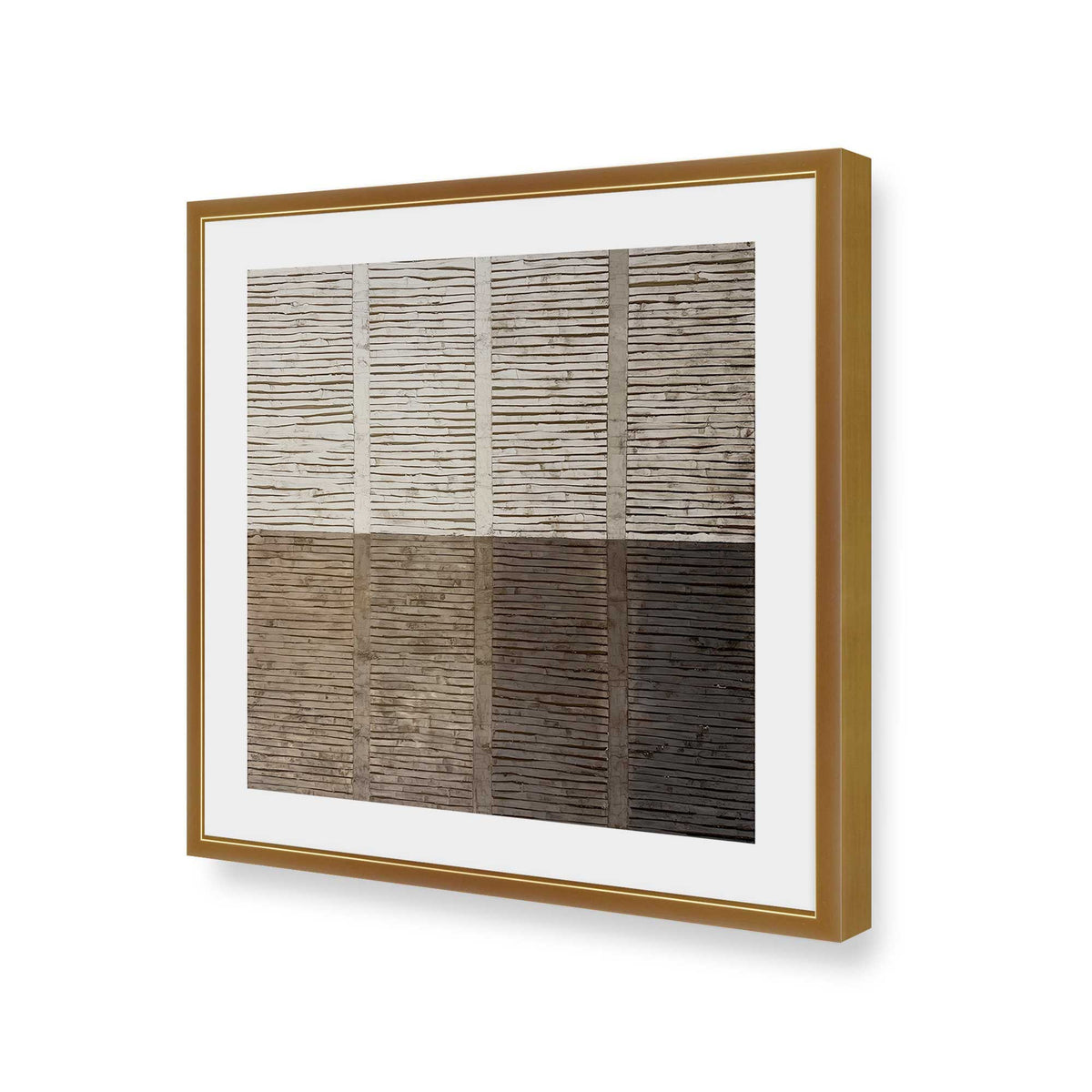 [Color:Polished Gold], Picture of art in a Polished Gold frame of the corner