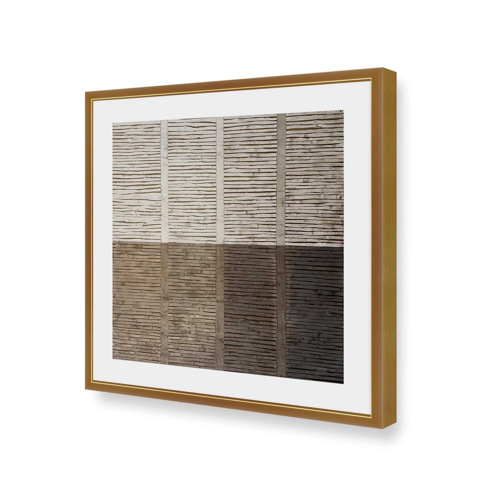 [Color:Polished Gold], Picture of art in a Polished Gold frame of the corner