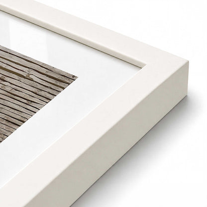 [Color:Opaque White], Picture of art in a Opaque White frame at an angle
