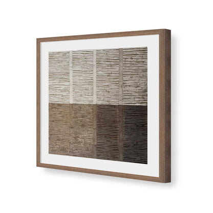 [Color:Walnut], Picture of art in a Walnut frame of the corner