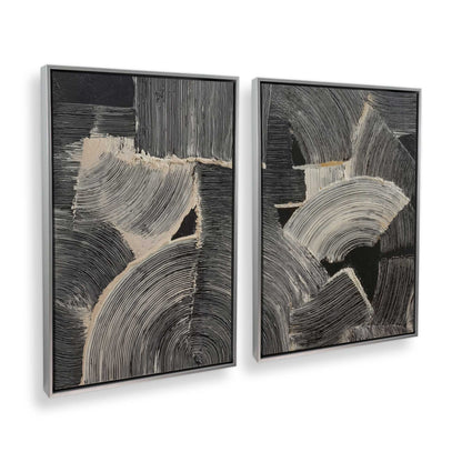 [Color:Polished Chrome], Picture of art in a Polished Chrome frame at an angle