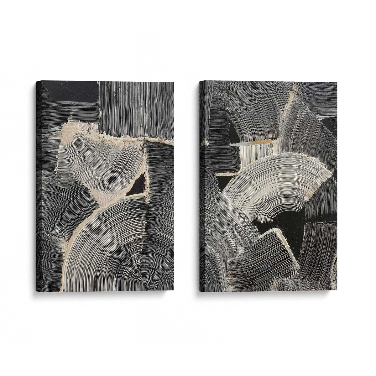[Color:Stretched Canvas], Picture of art at an angle