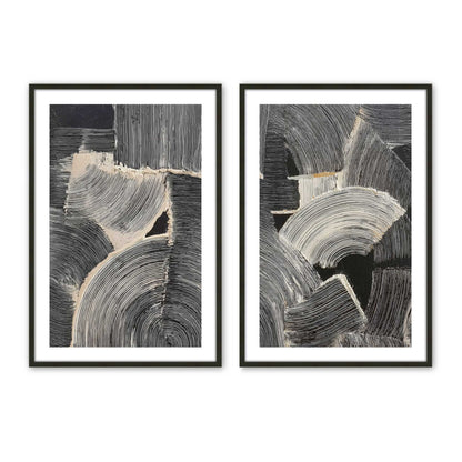 [Color:Satin Black], Picture of art in a Satin Black frame
