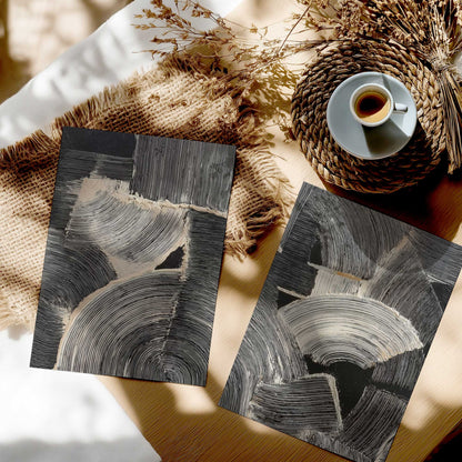 [color:Rolled Print], Picture of art in a room