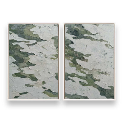 [Color:Opaque White], Picture of art in a White frame