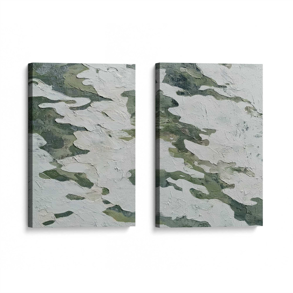 [Color:Stretched Canvas], Picture of art at an angle