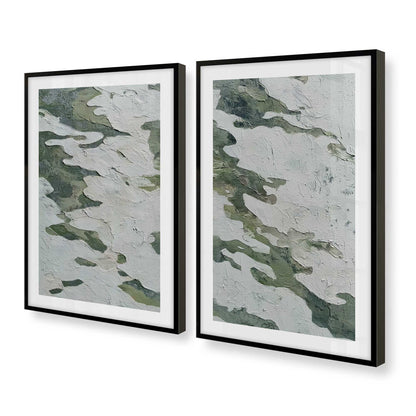 [Color:Satin Black], Picture of art in a Satin Black frame at an angle