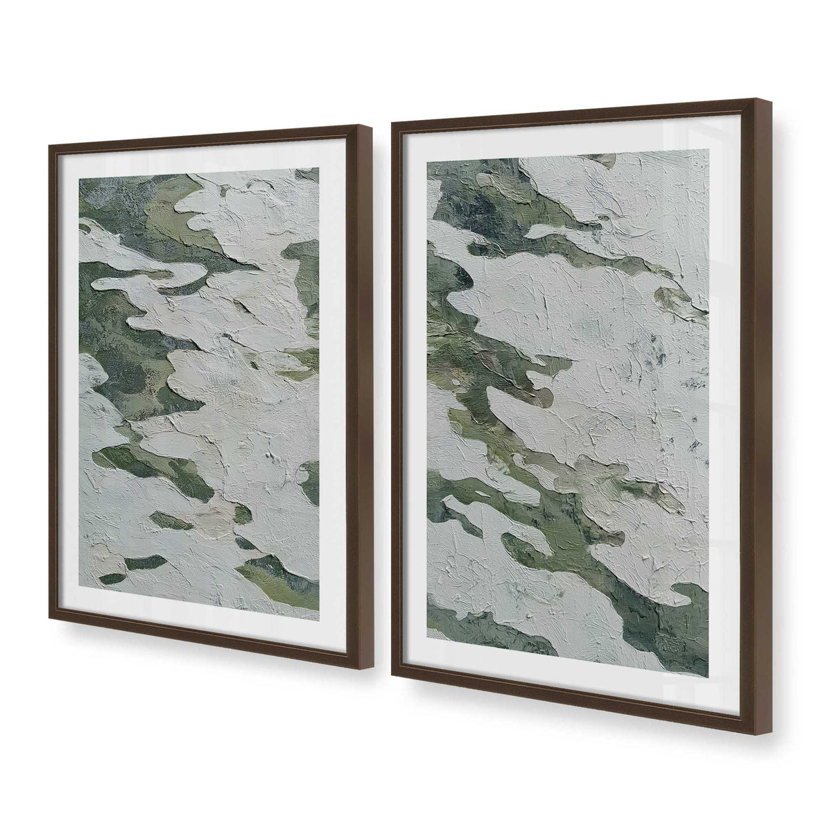 [Color:Belvinder Brown], Picture of art in a Belvinder Brown frame at an angle