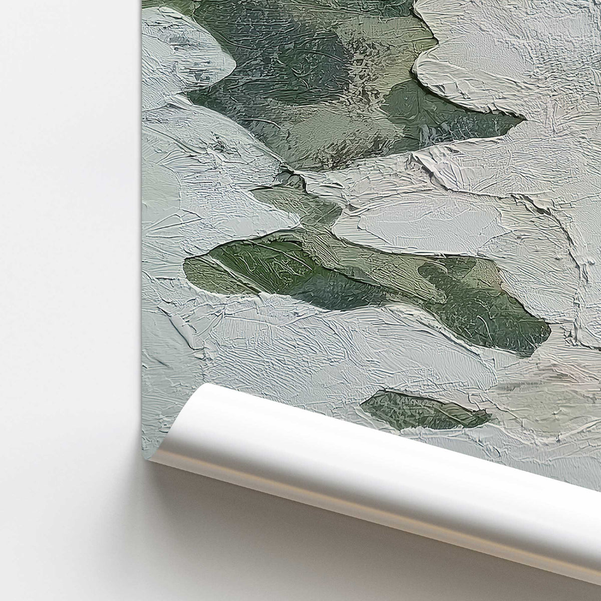 [color:Rolled Print], Picture of close up of art