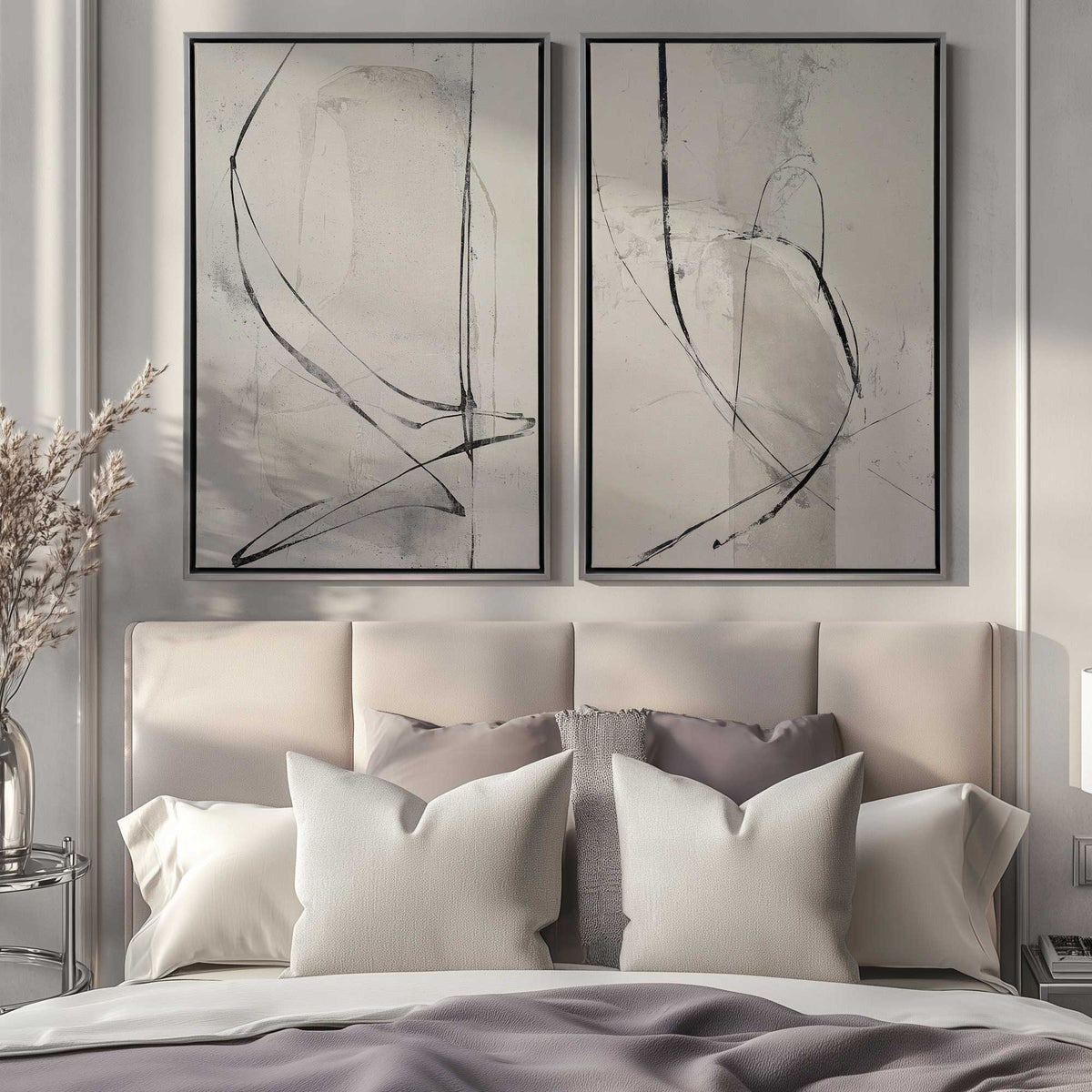 [Color:Opaque White], Picture of art in a White frame