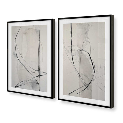 [Color:Satin Black], Picture of art in a Satin Black frame at an angle