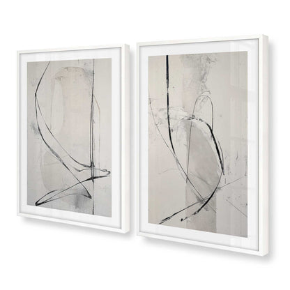 [Color:Opaque White], Picture of art in a Opaque White frame at an angle