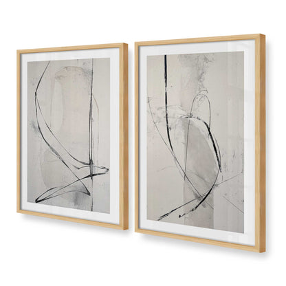 [Color:American Maple], Picture of art in a American Maple frame at an angle