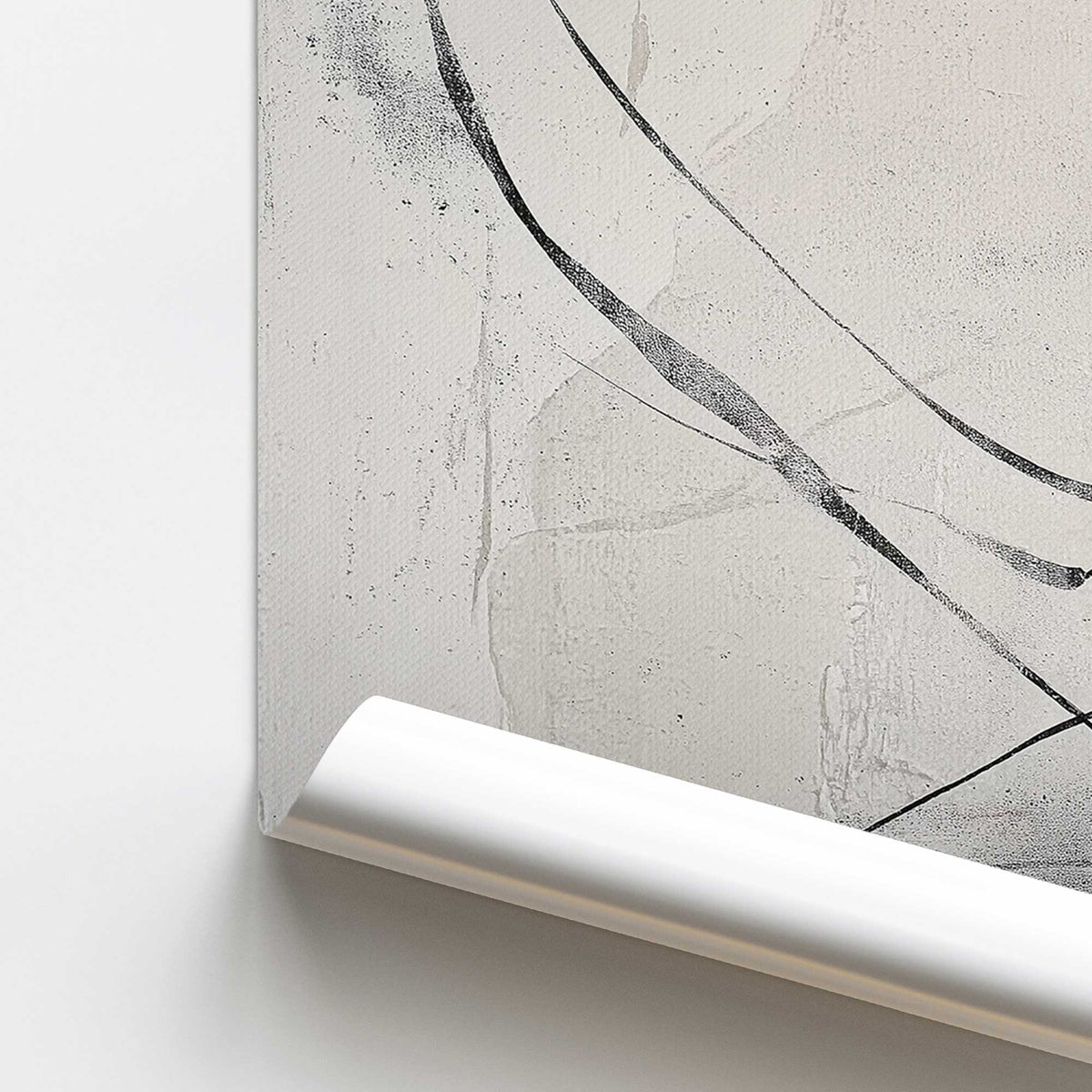 [color:Rolled Print], Picture of close up of art