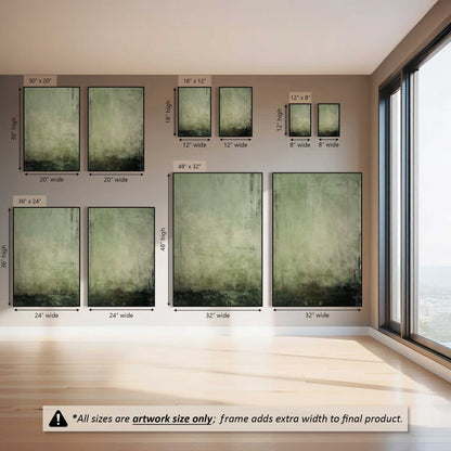 Mossy Hush, Set of 2 Prints on Canvas