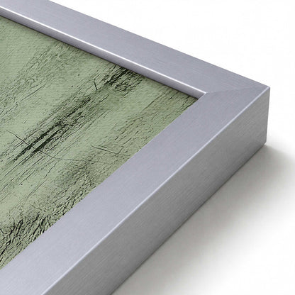 [Color:Polished Chrome], Picture of art in a Polished Chrome frame of the corner
