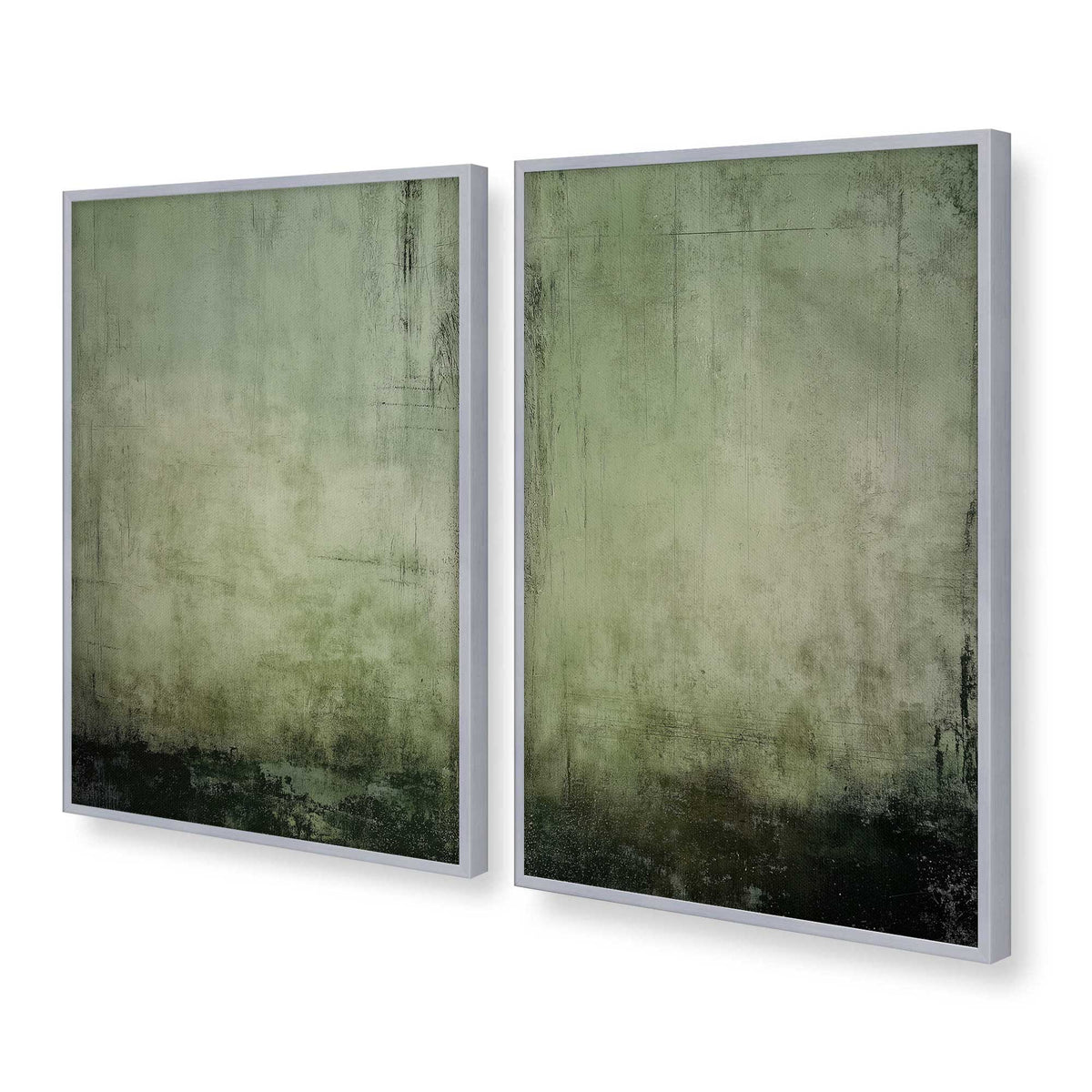 [Color:Polished Chrome], Picture of art in a Polished Chrome frame at an angle