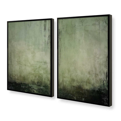 [Color:Satin Black], Picture of art in a Satin Black frame at an angle