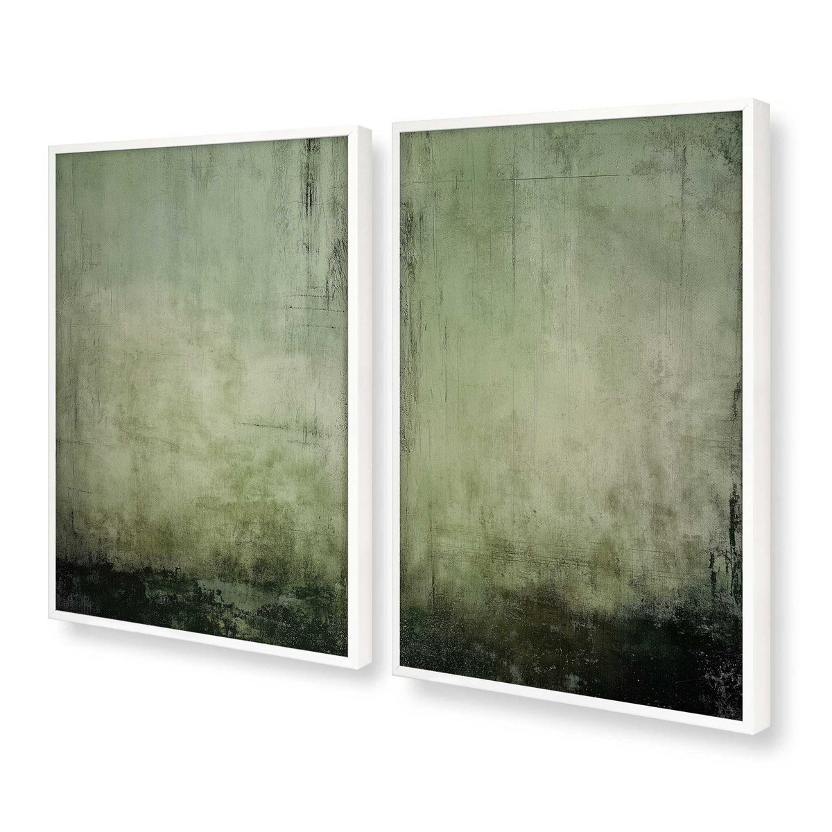 [Color:Opaque White], Picture of art in a Opaque White frame at an angle
