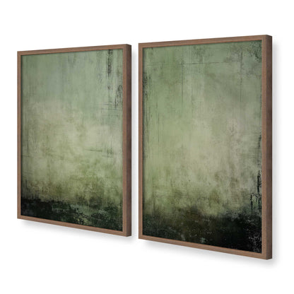 [Color:Walnut], Picture of art in a Walnut frame at an angle