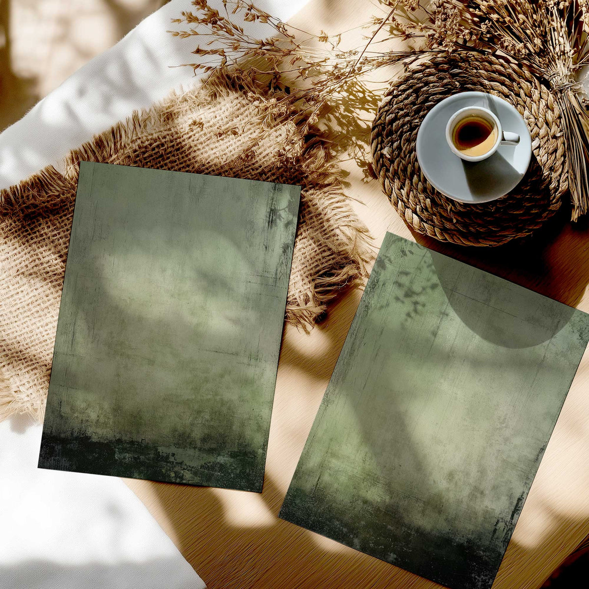 [color:Rolled Print], Picture in a room