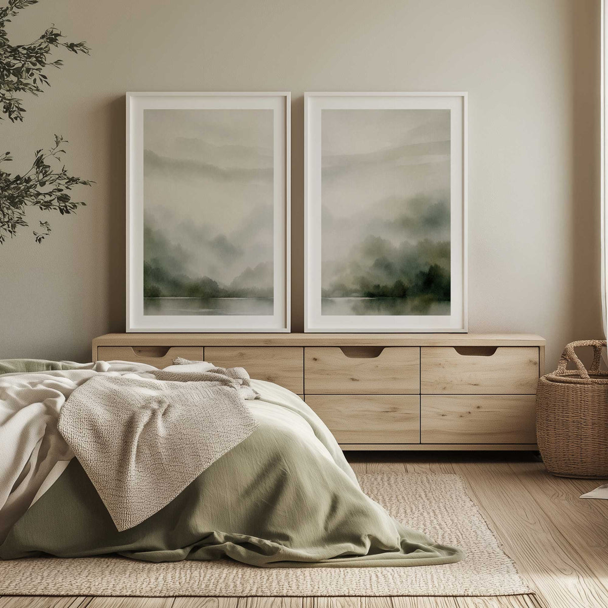 [Color:American Maple], Picture of art in a American Maple frame