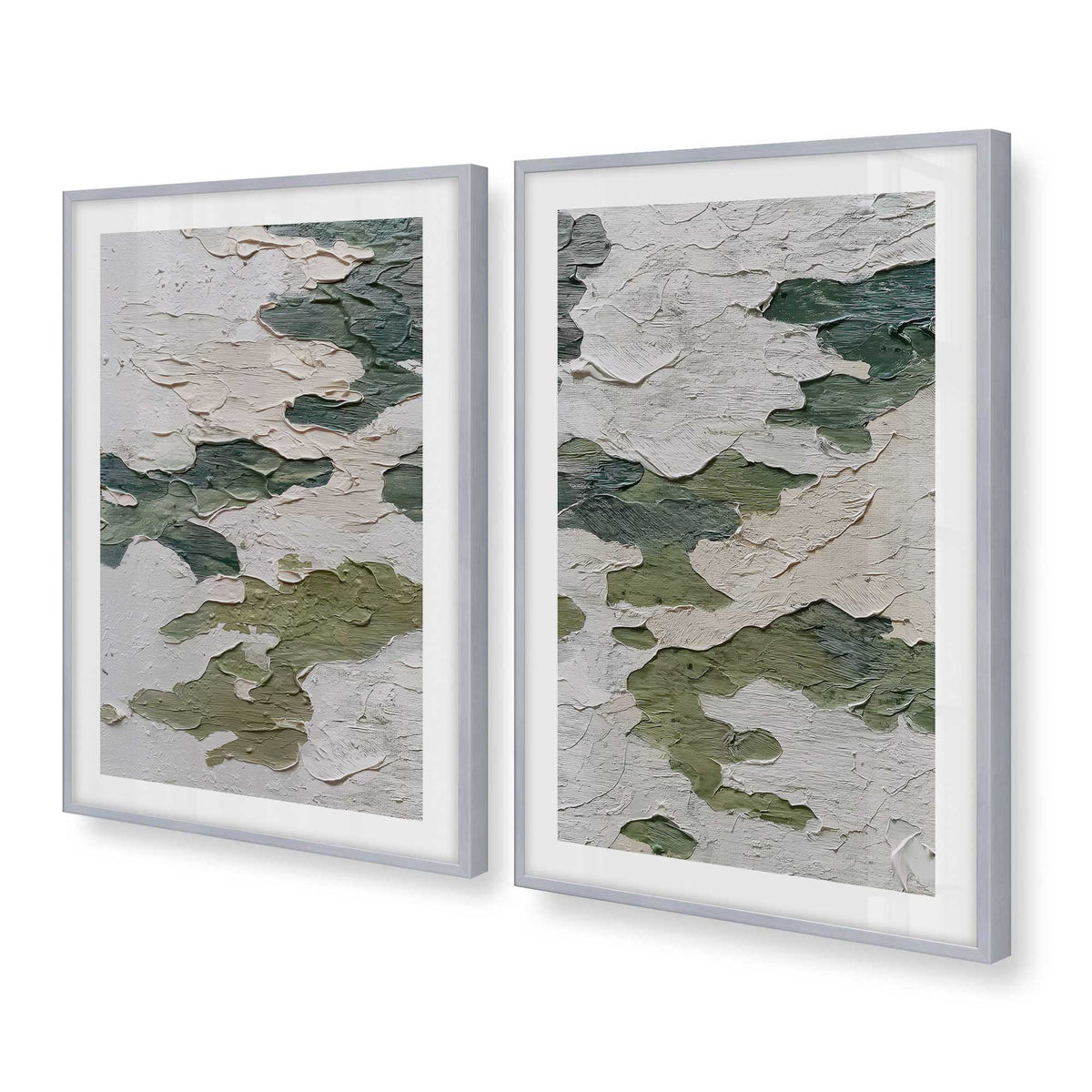 [Color:Polished Chrome], Picture of art in a Polished Chrome frame at an angle