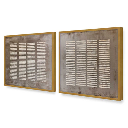 [Color:Polished Gold], Picture of art in a Polished Gold frame of the corner