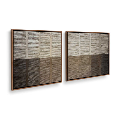 [Color:Walnut], Picture of the corner of the art