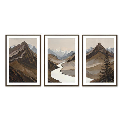 [Color:Belvinder Brown], Picture of art in a Belvinder Brown frame