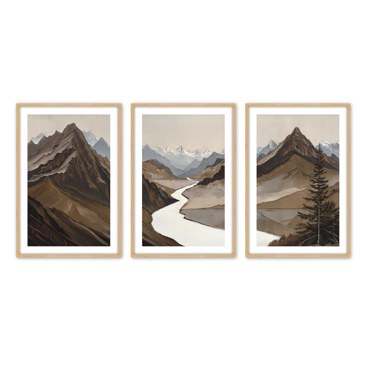 [Color:American Maple], Picture of art in an American Maple frame